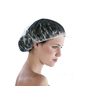 CUFFIA DOCCIA CHIC IN POLIETILENE IMPERMEABILE